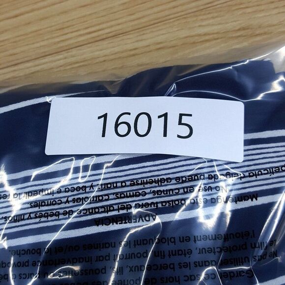 LOVERS & FRIENDS Halter Dress Womens XS Blue White Stripe Front Slit NOEMI - Picture 11 of 11